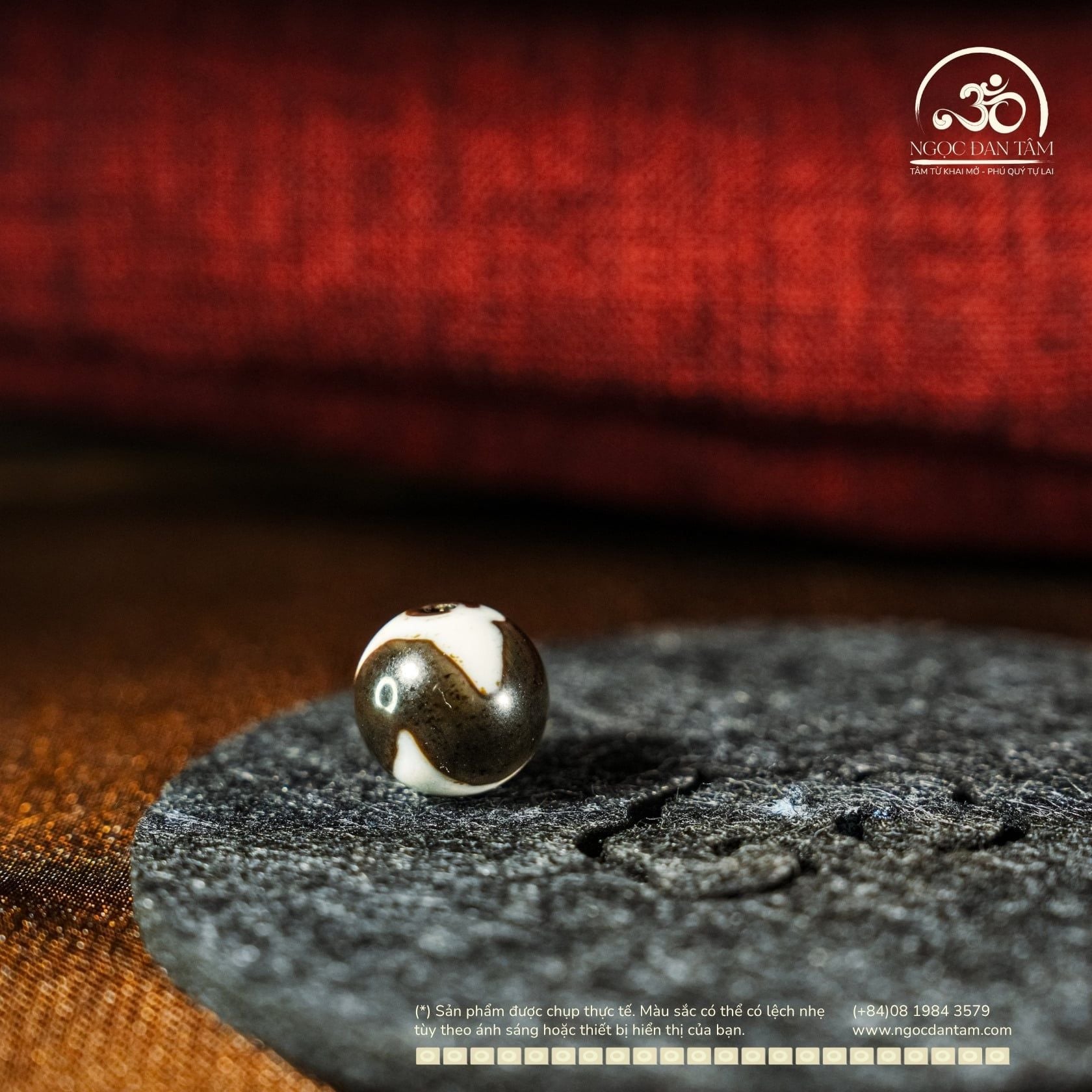  Dzi Răng Cọp 12x12mm (New Dzi - Xiao Lu) 