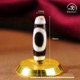  Dzi Thiên Địa 39x11mm ( New Dzi - Xiao Lu ) 