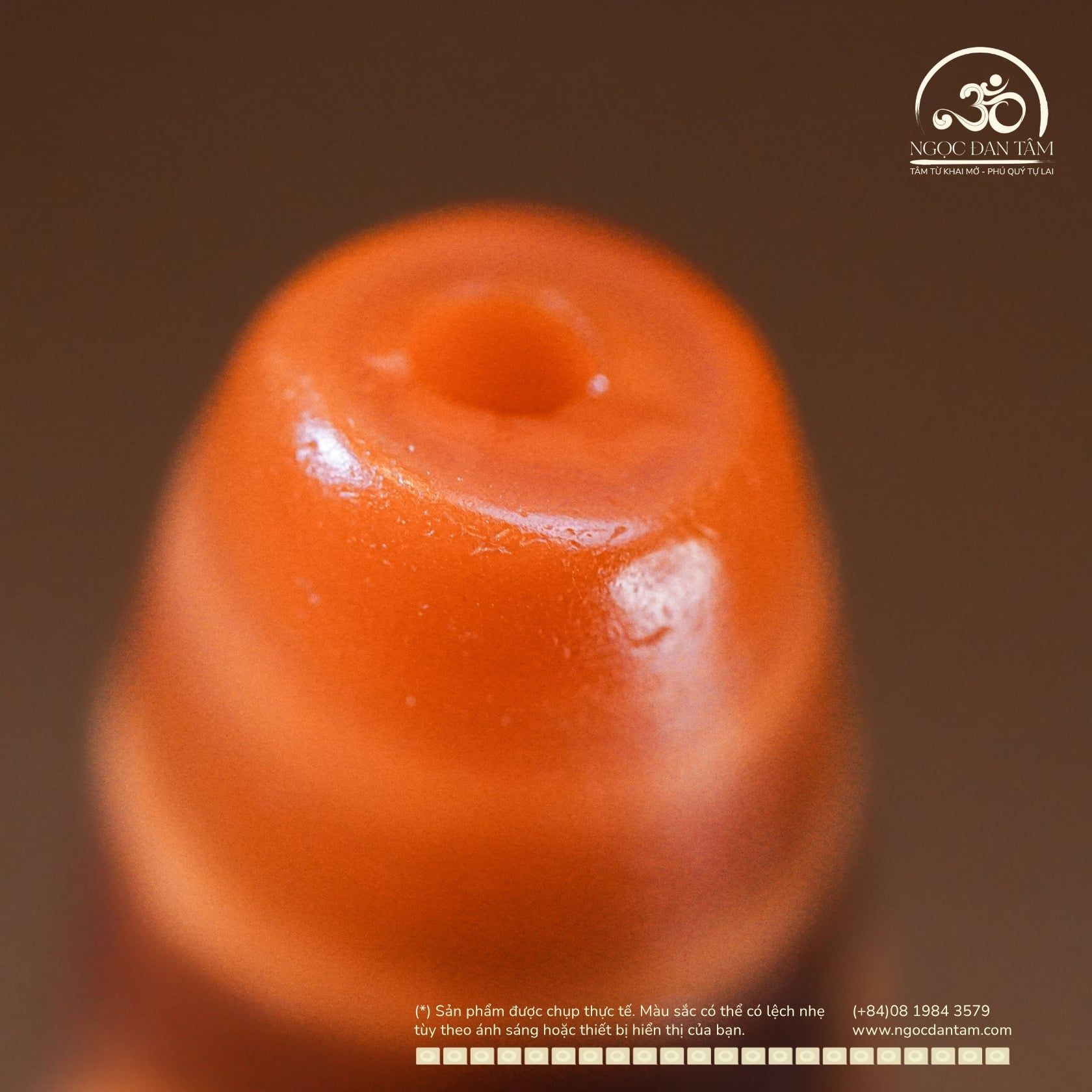  Dzi Thiên Địa 47x12mm (New Dzi - Xiao Lu) 