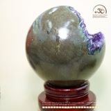  Hốc Cầu Đá Thạch Anh Tím 