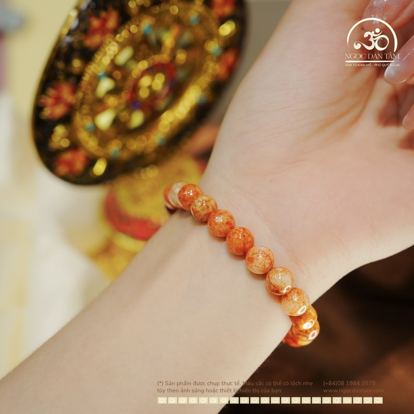  Vòng Tay Hoàng Phỉ Myanmar (LIULAB 398322) 