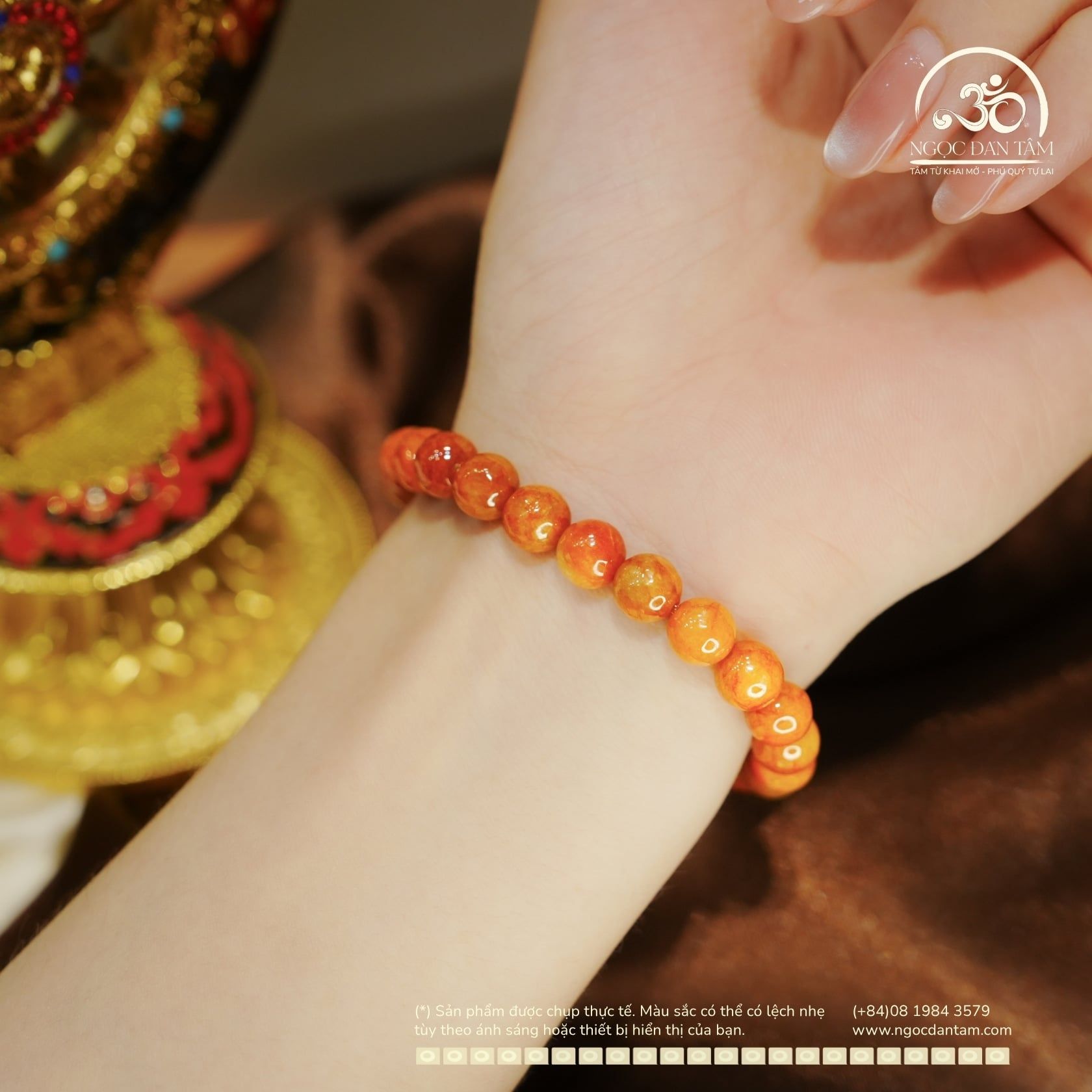  Vòng Tay Hoàng Phỉ Myanmar (LIULAB 398325) 