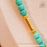  Bộ Trang Sức Lam Ngọc Phối Đá Dzi Cao Cấp 