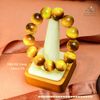  Vòng Tay Đá Mắt Hổ Vàng 14mm 7A 