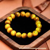  Vòng Tay Mắt Hổ Vàng 10mm 6A 