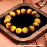  Vòng tay đá Mắt Hổ Vàng 12mm 6A 