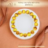  Vòng Tay Mắt Hổ Vàng 10mm 6A 