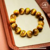  Vòng tay đá Mắt Hổ Vàng 12mm 6A 