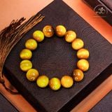  Vòng tay đá Mắt Hổ Vàng 12mm 6A 