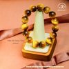  Vòng tay đá Mắt Hổ Vàng Tâm 12mm 