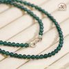  Vòng Cổ Ngọc Lam Băng Đậm 5,8mm 