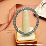  Vòng Tay Ngọc Lam Băng Dáng Trúc 6mm 