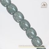  Vòng Tay Ngọc Lam Băng Dáng Trúc 6mm 