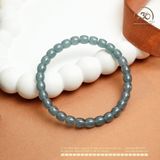  Vòng Tay Ngọc Lam Băng Dáng Trúc 6mm 