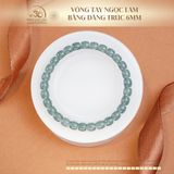  Vòng Tay Ngọc Lam Băng Dáng Trúc 6mm 