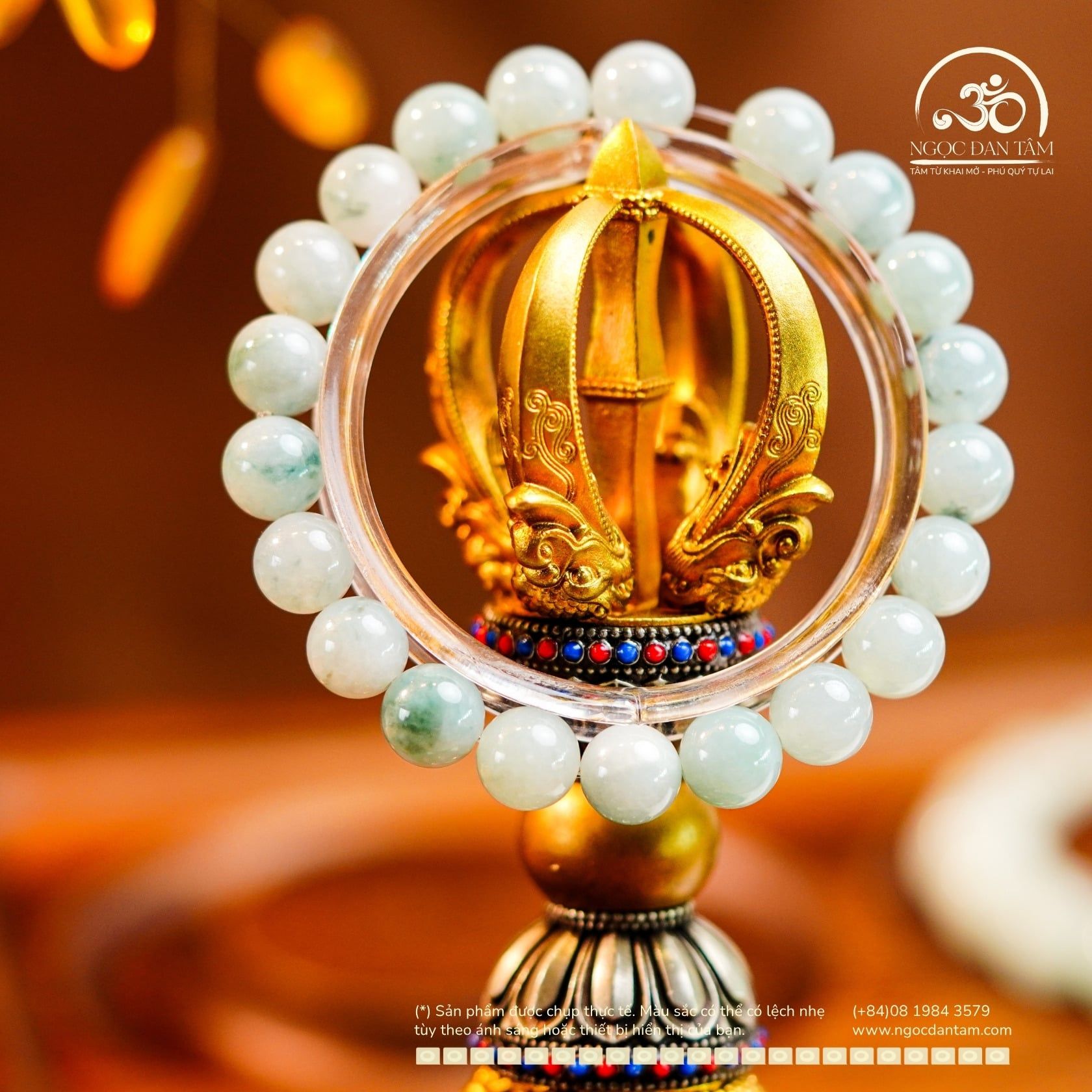  Vòng Tay Ngọc Myanmar 8mm (LIU 513010) 