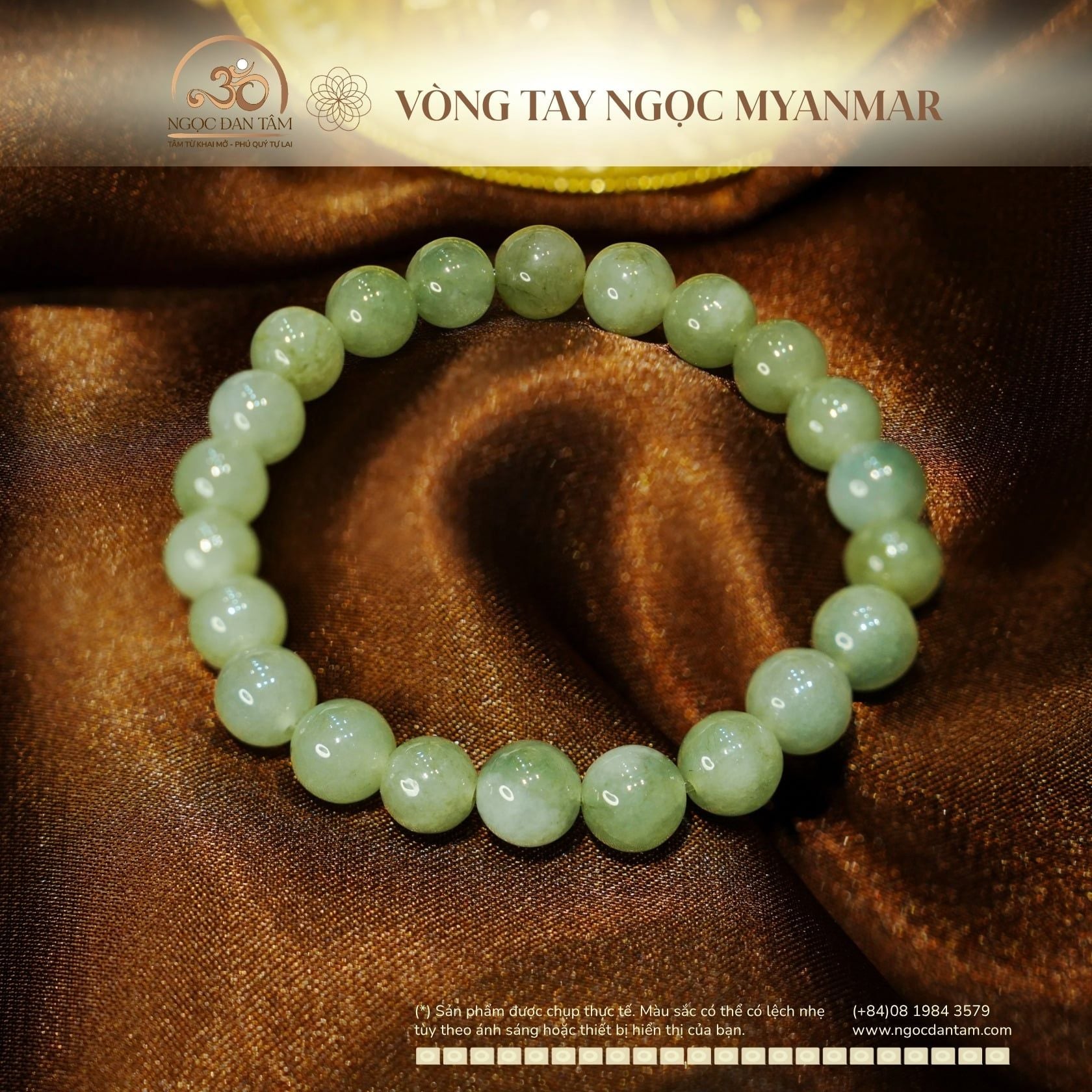  Vòng tay Ngọc Myanmar (LIULAB 823435) 