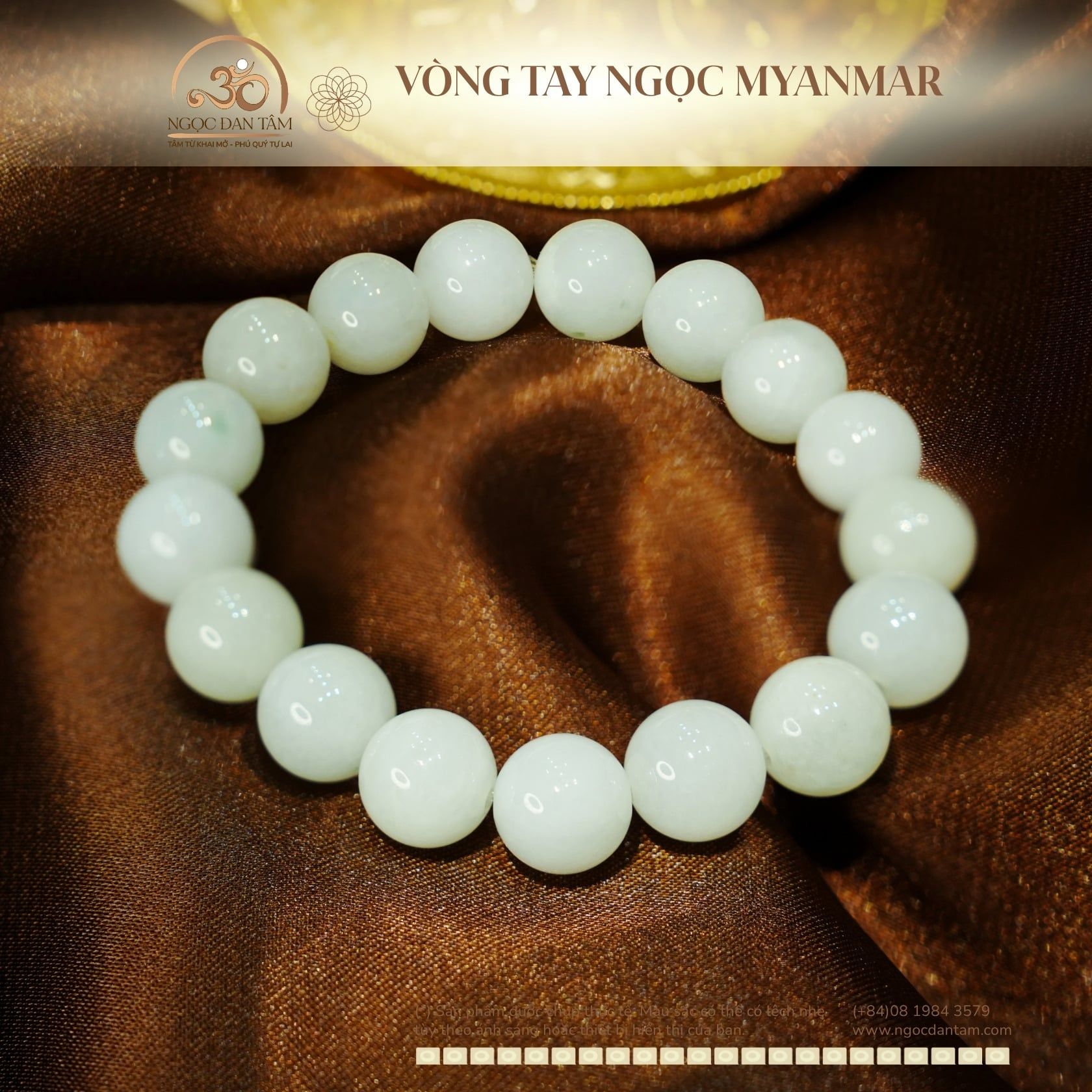  Vòng tay Ngọc Myanmar (LIULAB 583789) 