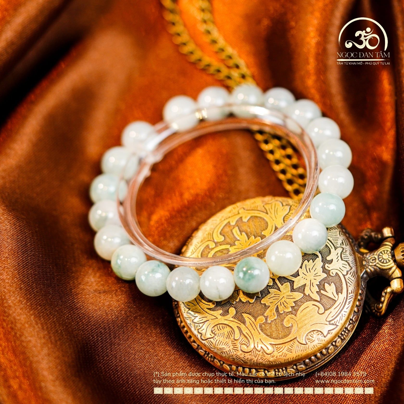  Vòng Tay Ngọc Myanmar 8mm (LIU 513010) 