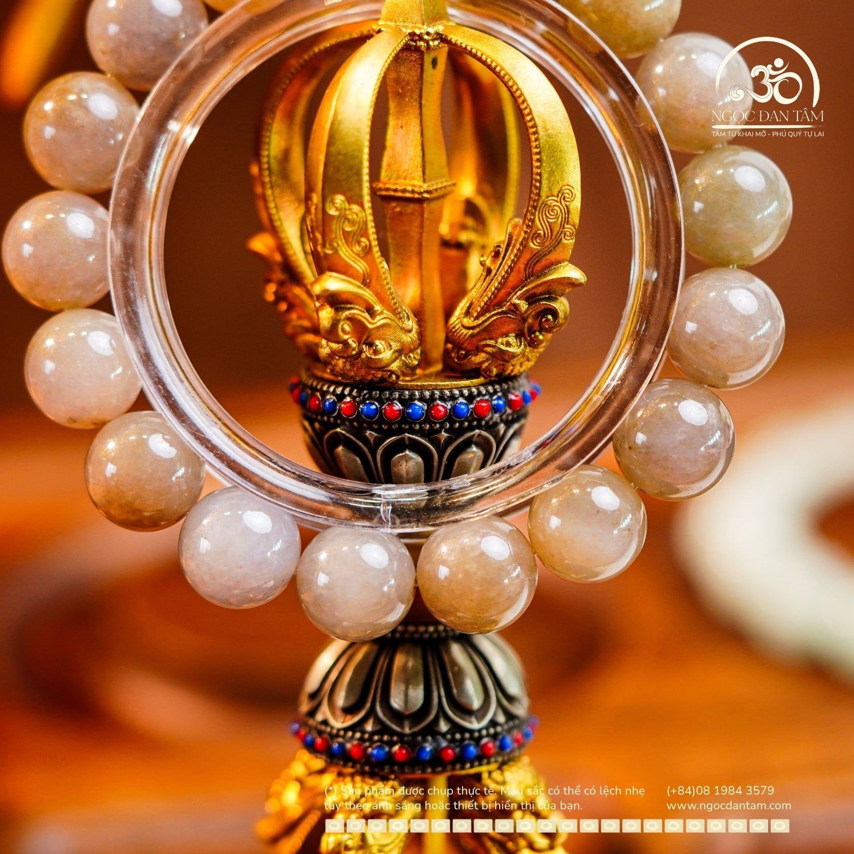  Vòng Tay Ngọc Myanmar 12mm (LIU 613890) 
