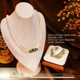  Bộ Trang Sức Ngọc Trai Phối Dzi & Ngọc Lam Băng 