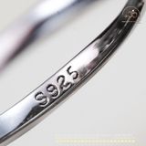  Nhẫn Bạc 925 Đính Đá Ruby 4x5mm 