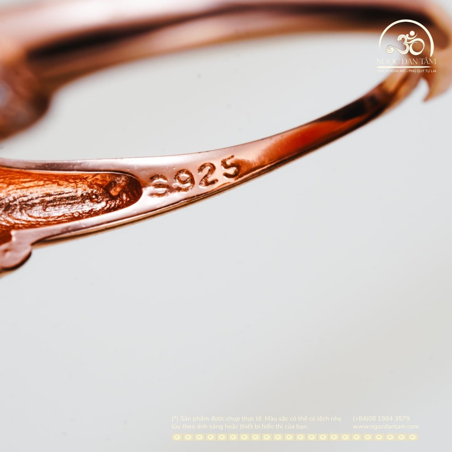  Nhẫn Bạc 925 Mạ Vàng Đính Đá Tourmaline 3x4mm 