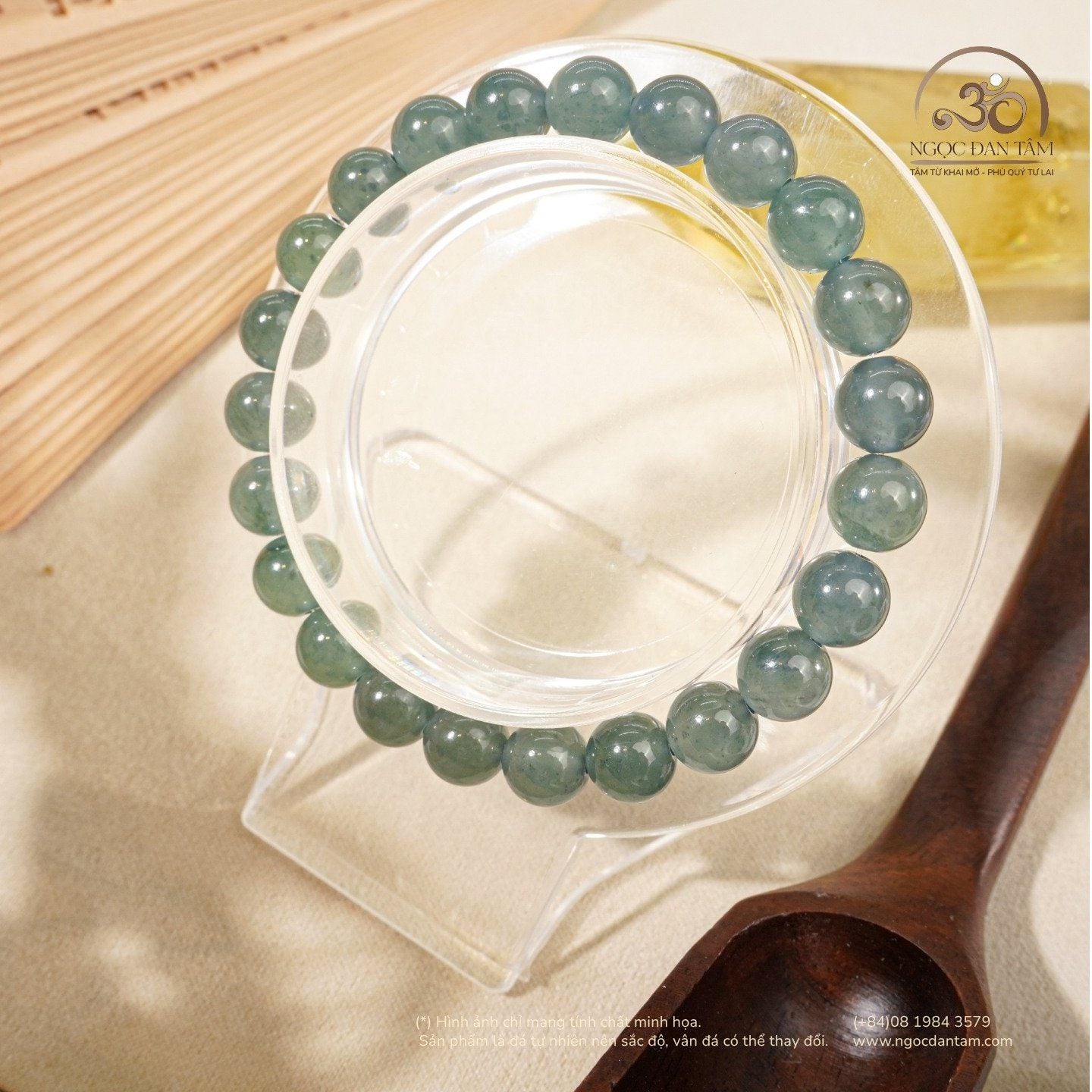  Vòng Tay Phỉ Thuý Cao Băng 7,8mm 