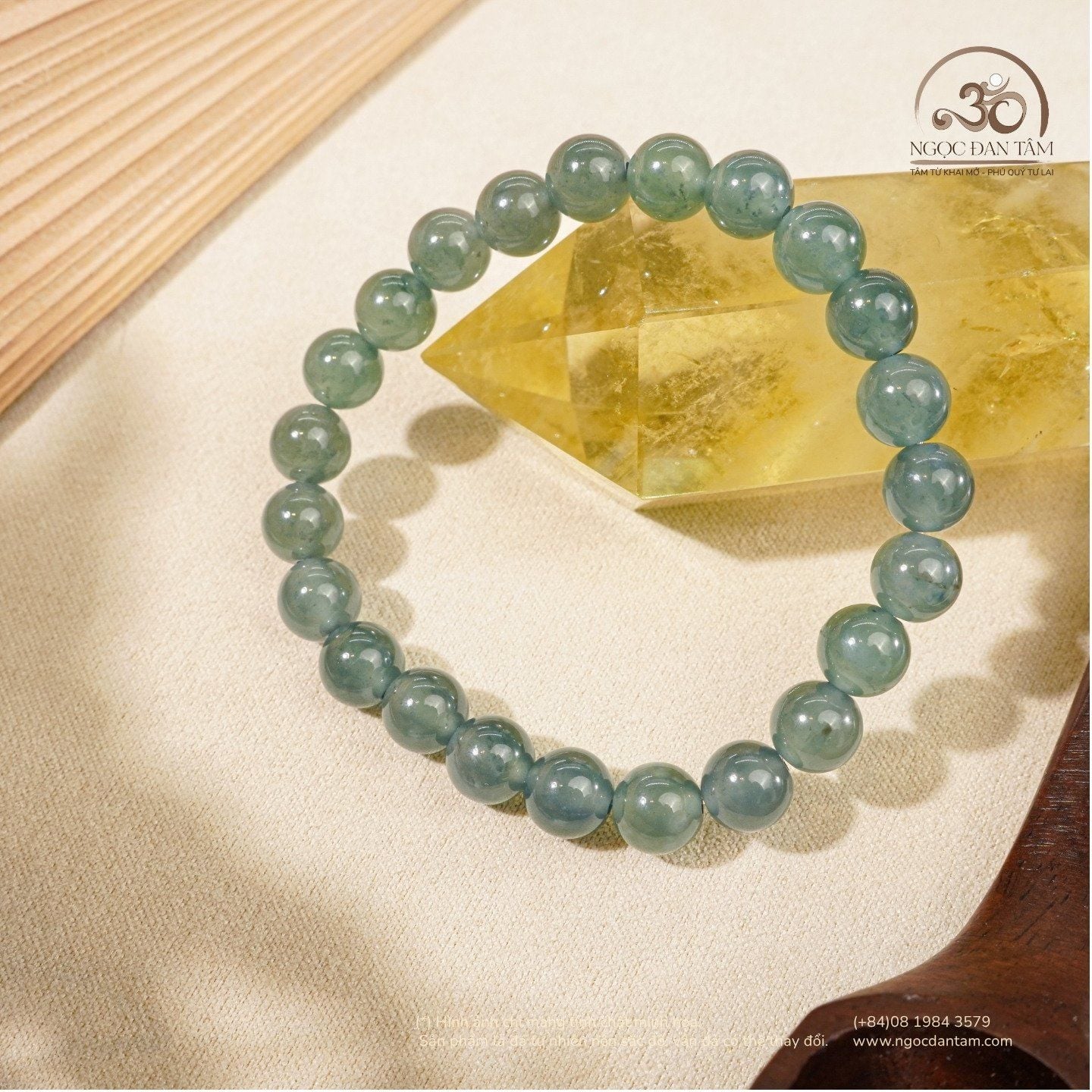  Vòng Tay Phỉ Thuý Cao Băng 7,8mm 