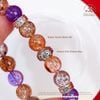  Vòng Tay Super Seven 9mm 4A Phối Charm Chú Omani Bạc 