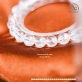  Vòng Tay Thạch Anh Ưu Linh Trắng 10mm 