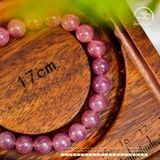  Vòng Tay Thạch Anh Hồng Brazil Đậm 8mm 