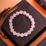  Vòng Tay Đá Thạch Anh Hồng 9mm 8A 