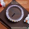 Vòng Tay Đá Thạch Anh Hồng 5mm 4A Phối Charm 3 Vòng