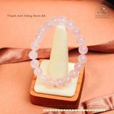  Vòng Tay Đá Thạch Anh Hồng 9mm 8A 