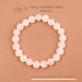  Vòng Tay Đá Hồng 8mm 4A 