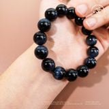  Vòng Tay Thạch Anh Mắt Chim Ưng 12mm 5A 
