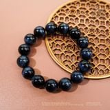  Vòng Tay Thạch Anh Mắt Chim Ưng 12mm 5A 
