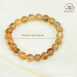  Vòng Tay Thạch Anh Tóc Đồng 8mm 6A 