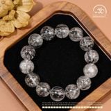  Vòng Tay Thạch Anh Tóc Đen 12mm 5A 