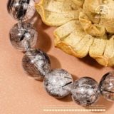  Vòng Tay Thạch Anh Tóc Đen 12mm 5A 