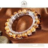 Vòng Tay Thạch Anh Tóc Vàng Nâu VVIP 10mm 