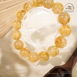  Vòng Tay Thạch Anh Tóc Vàng 14mm 7A 