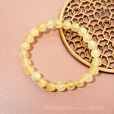  Vòng Tay Thạch Anh Tóc Vàng 7mm 5A 