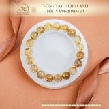  Vòng Tay Thạch Anh Tóc Vàng 10mm 7A 