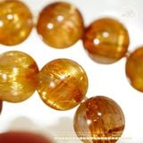  Vòng Tay Thạch anh tóc vàng đồng trục VIP 8mm 