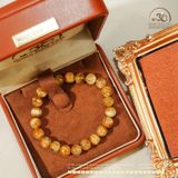  Vòng Tay Thạch anh tóc vàng đồng trục VIP 9mm 