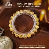  Vòng Tay Thạch Anh Tóc Vàng VVIP 9mm 