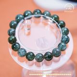  Vòng Tay Đá Thạch Anh Tóc Xanh 11mm 3A 