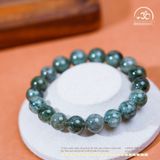  Vòng Tay Đá Thạch Anh Tóc Xanh 11mm 3A 
